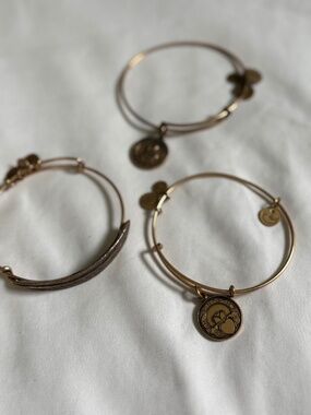 Alex and Ani - set of 3: Feather, St. Anthony, Claddagh